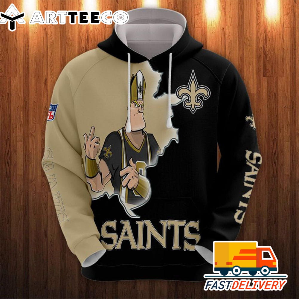 New Orleans Saints Style Mascot 3D Shirt Unique gifts For Fans All Over Print