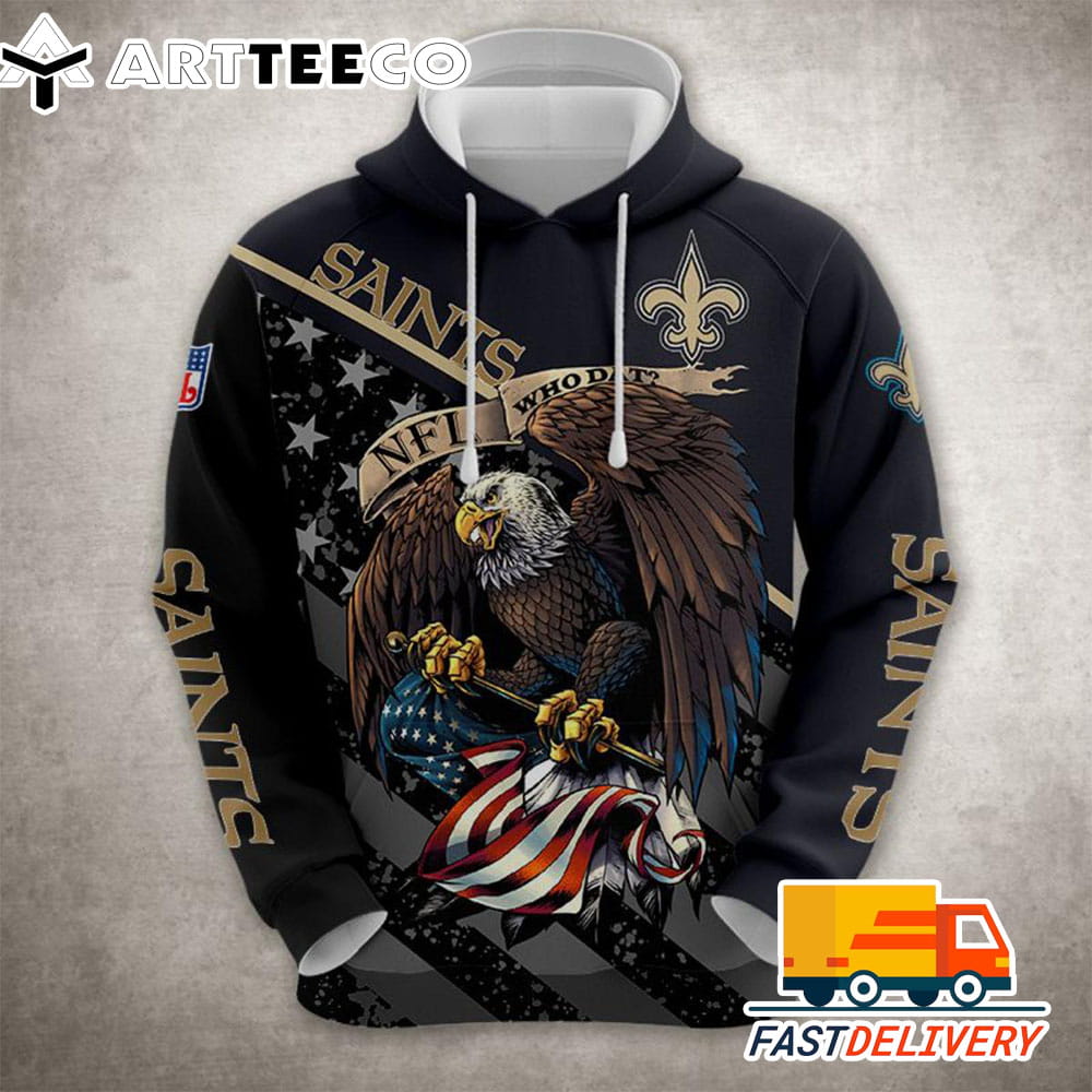 New Orleans Saints Style Ultra Eagle 3D Shirt Unique gifts For Fans All Over Print