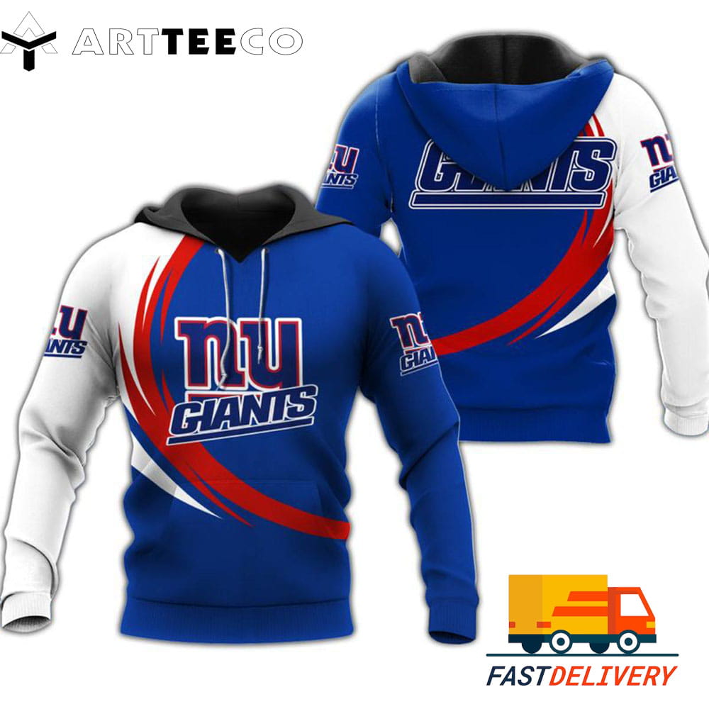 New York Giants Style Curve 3D Shirt Unique gifts For Fans All Over Print