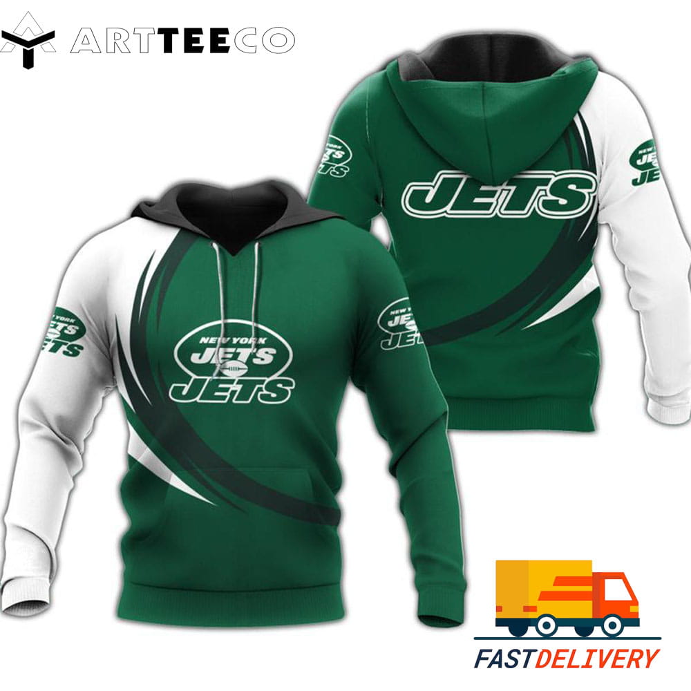 New York Jets Style Curve 3D Shirt Unique gifts For Fans All Over Print