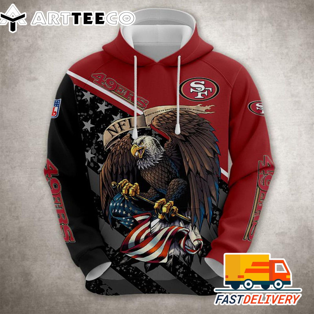 San Francisco 49ers Style Ultra Eagle 3D Shirt Unique gifts For Fans All Over Print