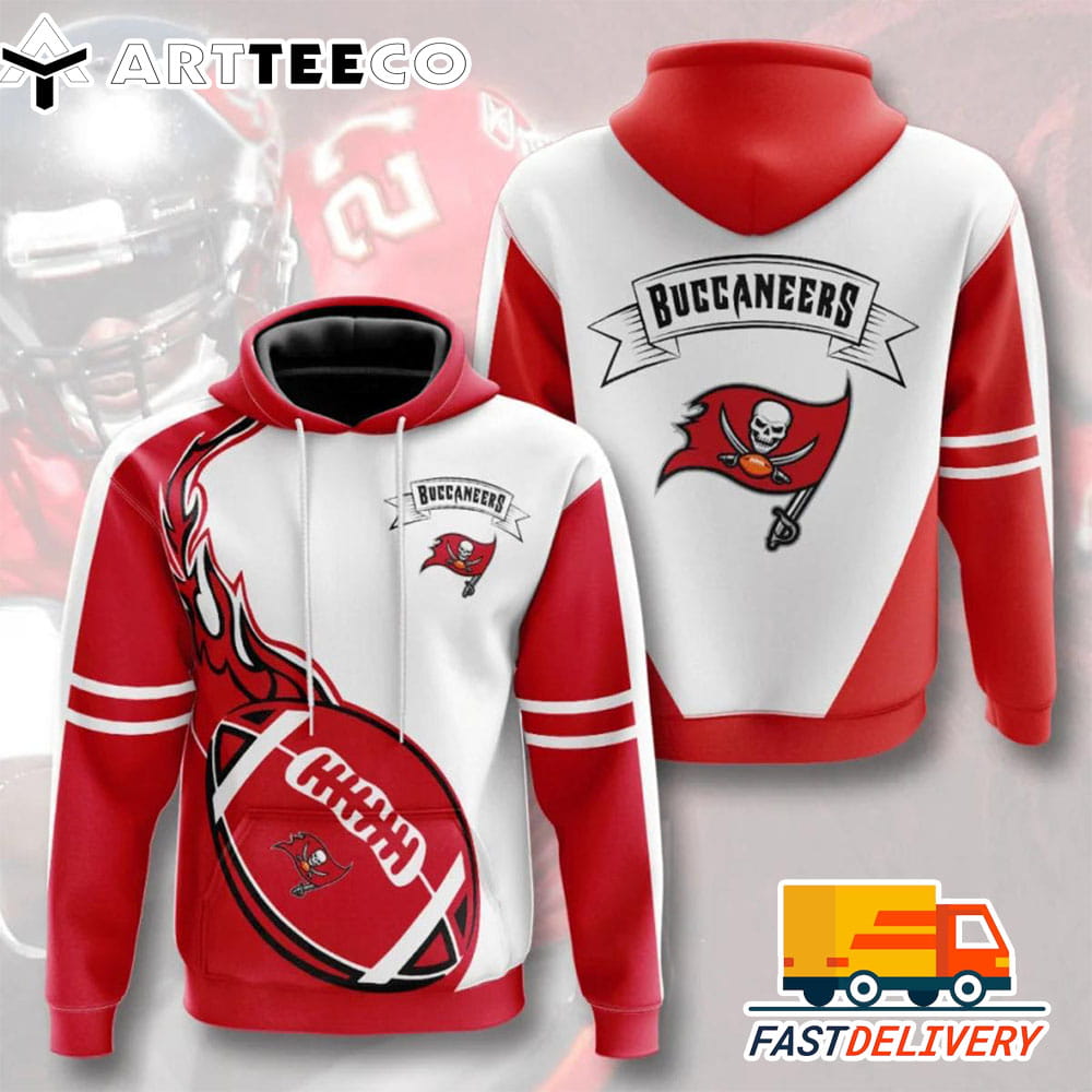 Tampa Bay Buccaneers Style Flame Ball 3D Shirt Unique gifts For Fans All Over Print