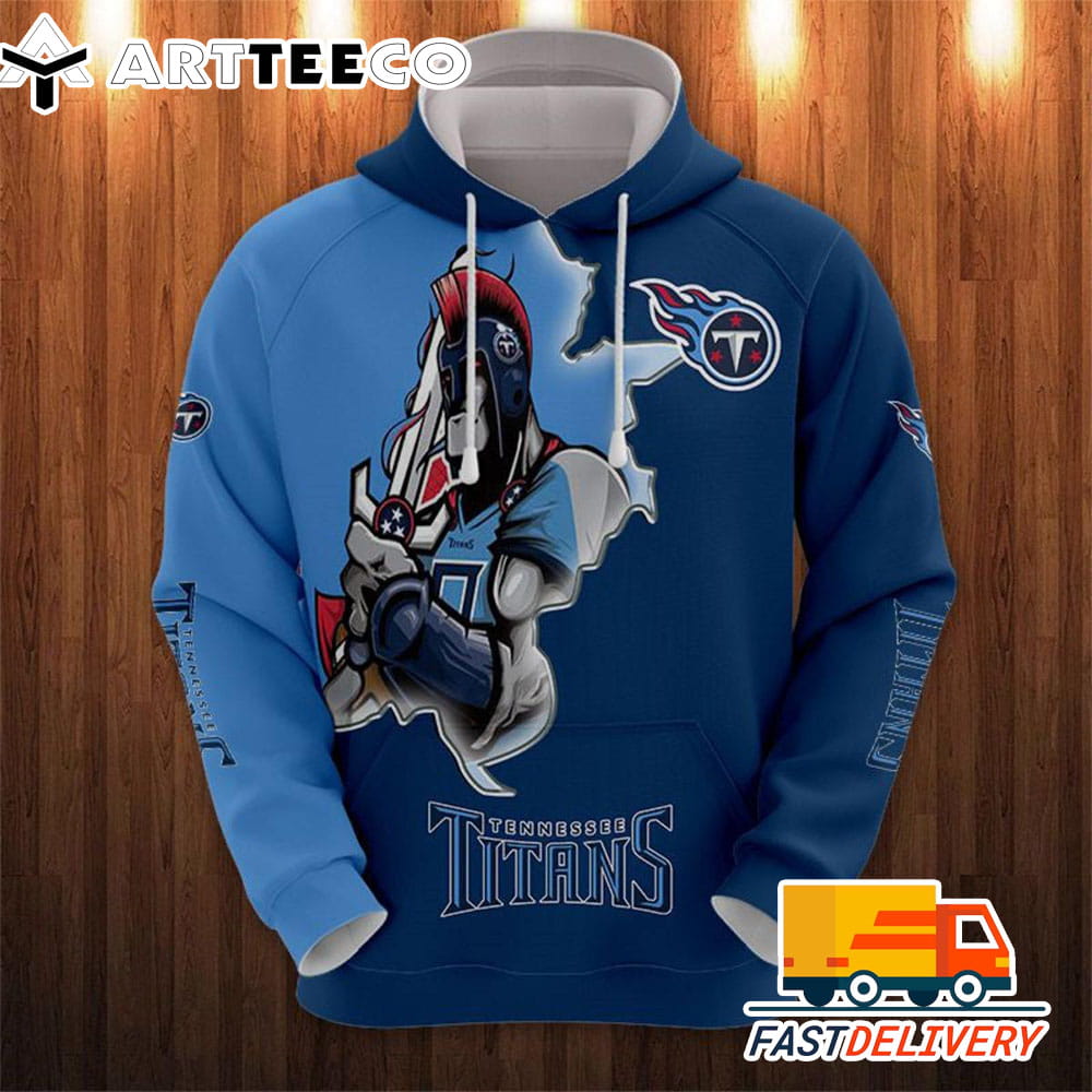 Tennessee Titans Style Mascot 3D Shirt Unique gifts For Fans All Over Print