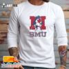 NEW SMU Mustangs Monogram 2024 Vintage T Shirt Treding