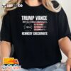 Trump Vance Kennedy Checkmate USA Flag 2024 Retro T Shirt Trending Shirt 2024