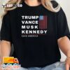 Trump Vance Musk Kennedy Save America 2024 Retro T Shirt Trending Shirt 2024