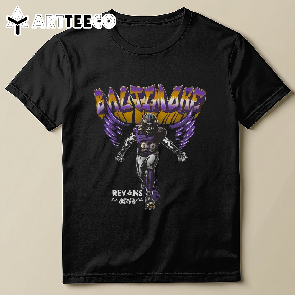 Baltimore Ravens 2x Superbowl Champs T Shirt