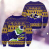 Baltimore Ravens Football Grinch Christmas Ugly Sweater