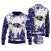 Baltimore Ravens Logo Football Team Special Xmas Tree Christmas Ugly Sweater