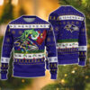 Baltimore Ravens Special Grinch's Hand Football Christmas Ugly Sweater