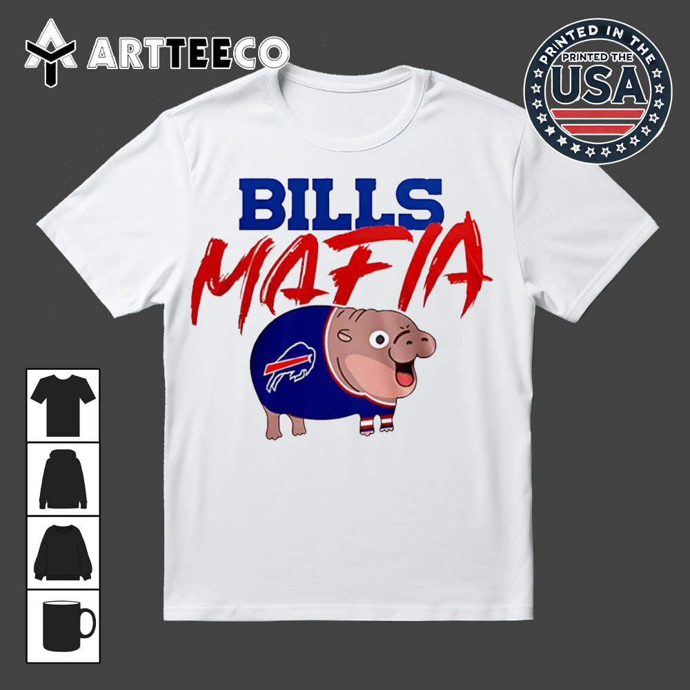 Buffalo Bills Mafia Moo Deng Vintage T Shirt 1