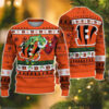 Cincinnati Bengals Special Grinch's Hand Football Christmas Ugly Sweater