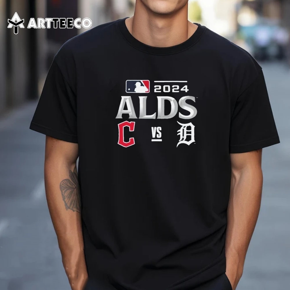 Cleveland Guardians vs Tigers 2024 ALDS Matchup Set Logo T Shirt