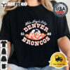 Denver Broncos Mile High City logo Retro T Shirt 2