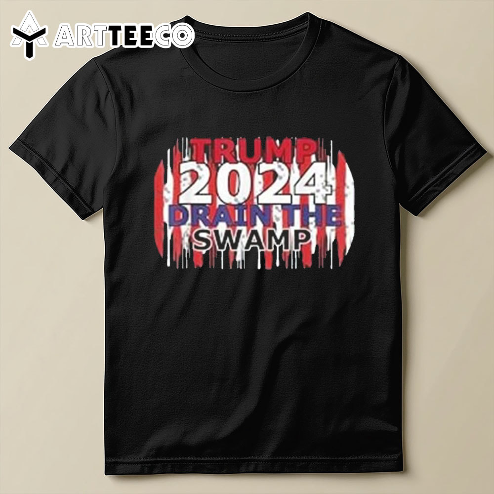 Donald Trump 2024 Drain The Swamp Presidential Election T Shirt