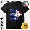 Duke Blue Devils Ho Ho Ho Santa Claus Christmas Retro T Shirt 3