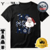 Georgetown Hoyas Ho Ho Ho Santa Claus Christmas Retro T Shirt 3