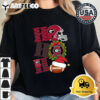 Georgia Bulldogs Ho Ho Ho Christmas Retro T Shirt 2