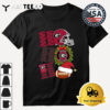 Georgia Bulldogs Ho Ho Ho Christmas Retro T Shirt 3