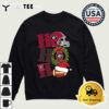 Georgia Bulldogs Ho Ho Ho Christmas Retro T Shirt 4