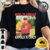 God is great beer is good and Kamala are crazy Trump hiking Retro T Shirt 2