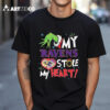 Grinch Hand My Baltimore Ravens Stole My Heart Football 2024 T Shirt