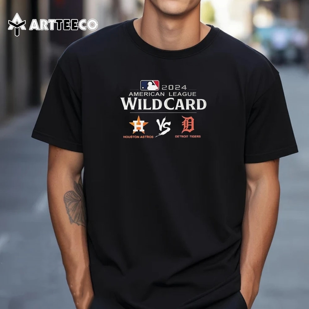 Houston Astros Vs Detroit Tigers 2024 MLB AL Wild Card T Shirt