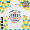 I Survived The 1988 Nakatomi Plaza Christmas Party Retro T Shirt 2