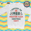 I Survived The 1988 Nakatomi Plaza Christmas Party Retro T Shirt 3