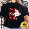 Indiana Hoosiers Ho Ho Ho Santa Claus Christmas Retro T Shirt 2