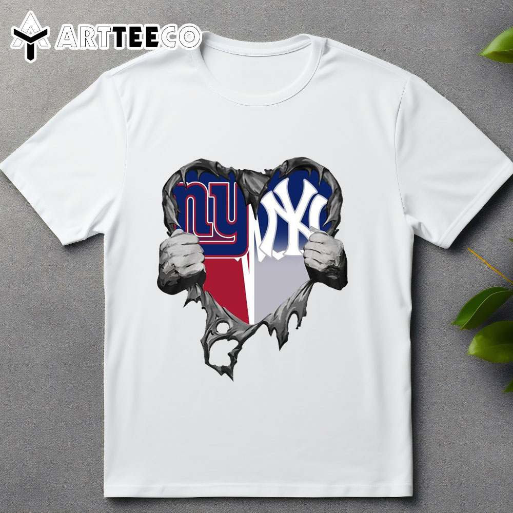 Inside Me New York Giants And New York Yankees 2024 T Shirt