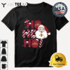 Iowa State Cyclones Ho Ho Ho Santa Claus Christmas Retro T Shirt 3