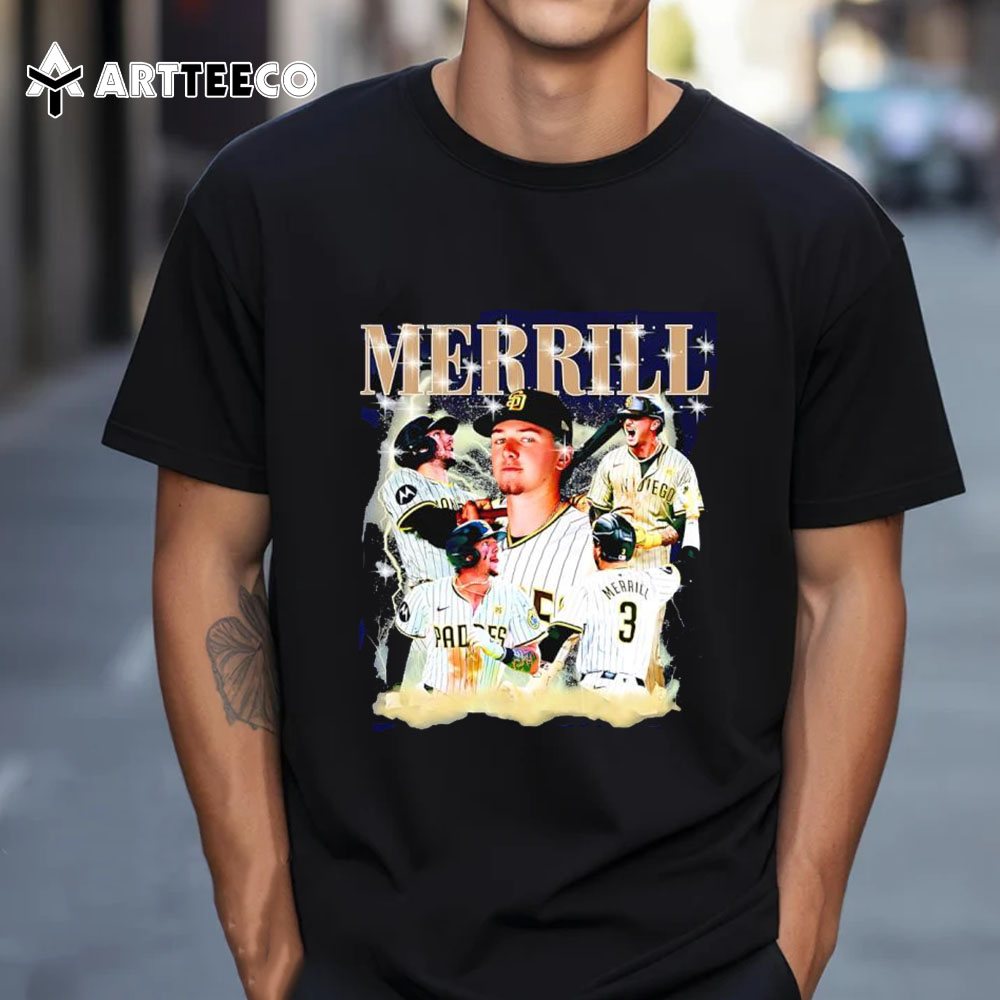 Jackson Merrill San Diego Padres Baseball Graphic T Shirt