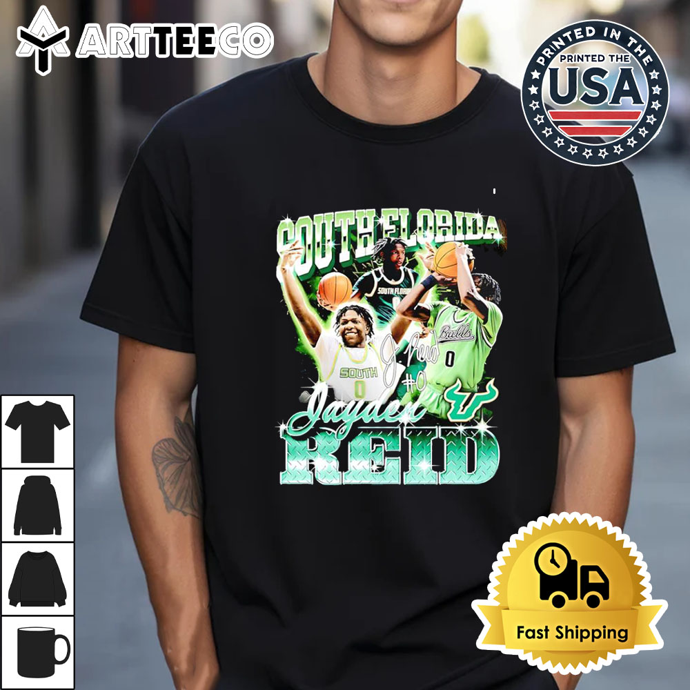 Jayden Reid South Florida Bulls graphic Retro T Shirt 1