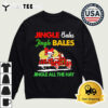 Jingle bales jingle bales jingle all the hay christmas Retro T Shirt 4