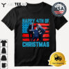 Joe Biden falling happy 4th of Christmas Retro T Shirt 3