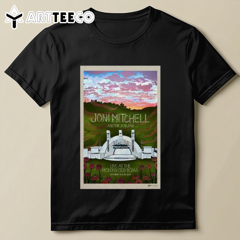 Joni Mitchell In Hollywood Ca On Oct 19 20 2024 Tour T Shirt