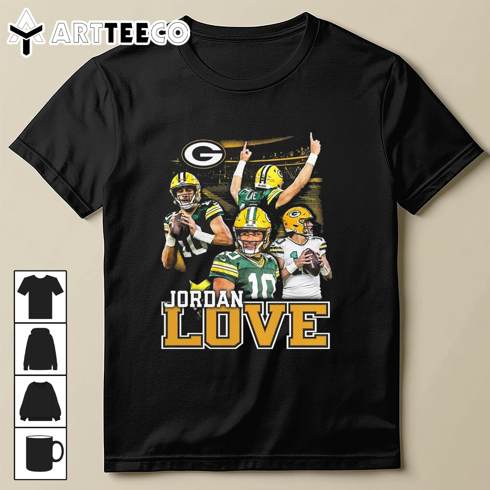 Jordan Love Green Bay Packers Notorious Player Graphic T Shirt Trending