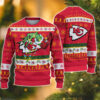 Kansas City Chiefs Special Grinch's Hand Football Christmas Ugly Sweater