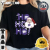 Kansas State Wildcats Ho Ho Ho Santa Claus Christmas Retro T Shirt 2