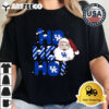 Kentucky Wildcats Ho Ho Ho Santa Claus Christmas Retro T Shirt 2