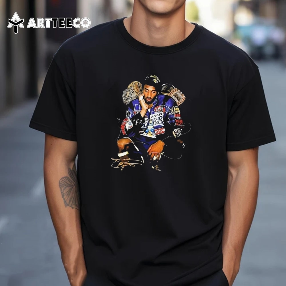 Kobe Bryant Signature Rings Graphic T Shirt