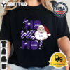 LSU Tigers Ho Ho Ho Santa Claus Christmas Retro T Shirt 2