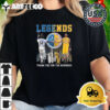 Legends Los Angeles Dodgers MLB x Los Angeles Lakers NBA Thank You for The Memories Signatures Retro T Shirt 2