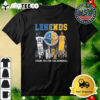 Legends Los Angeles Dodgers MLB x Los Angeles Lakers NBA Thank You for The Memories Signatures Retro T Shirt 3