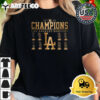 Los Angeles Dodgers 2024 World Series Champions 8X Champions MLB Gold Shirt 2