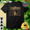 Los Angeles Dodgers 2024 World Series Champions 8X Champions MLB Gold Shirt 3