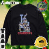 Los Angeles Dodgers Logo World Series 2024 Champions Autographed Signatures Retro T Shirt 4