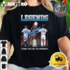 Los Angeles Dodgers Orel Hershiser x Fernando Valenzuela Legends Signature Thank You For The Memories Shirt 2