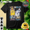 Los Angeles Lakers Davis And James Los Angeles Dodgers Betts And Ohtani Celebrating Championship 2024 Signatures Shirt 3